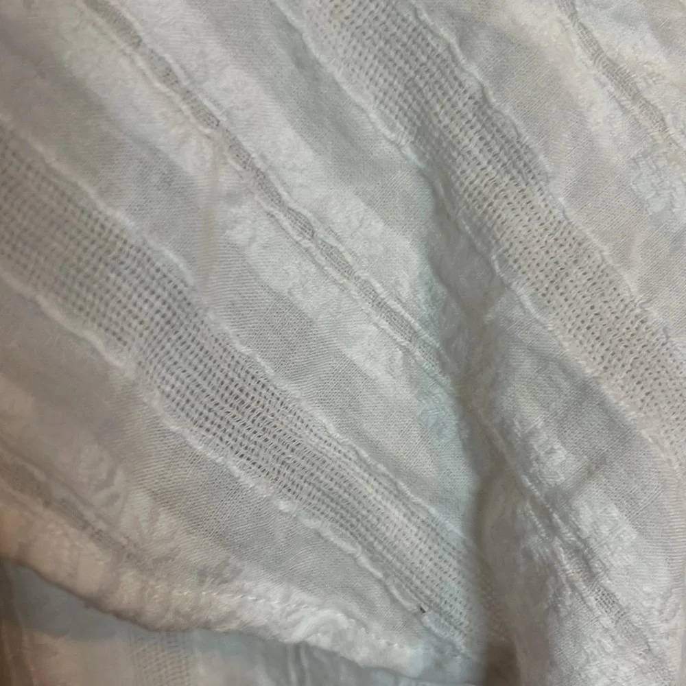 ANTHROPOLOGY White One Shoulder Cloth & Stone Textured Material Dress - Picture 5 of 9